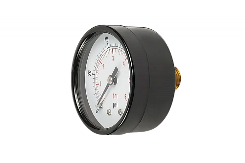 Манометр аксиальный UNIPUMP Ø50-1/4&amp;quot;, 6 бар, горизонтальное подключение