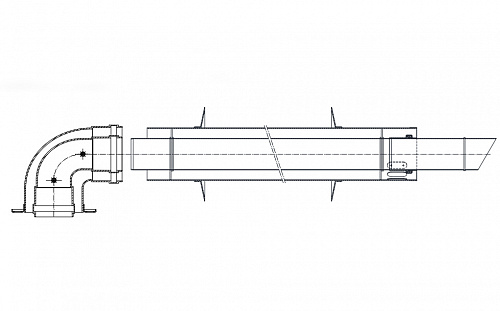 Комплект коаксиальный антилед TERMICA Ø60/100 (BOSCH-BUDERUS-PROTHERM-SIME)