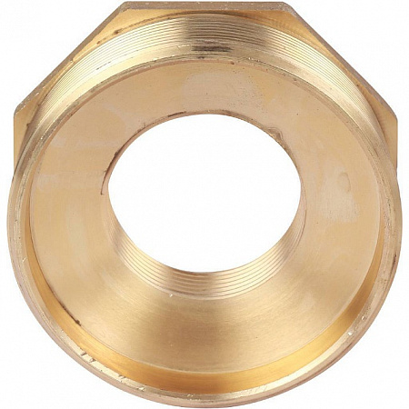 Футорка резьбовая латунная STOUT без покрытия 3&quot;x11/2&quot; ВН