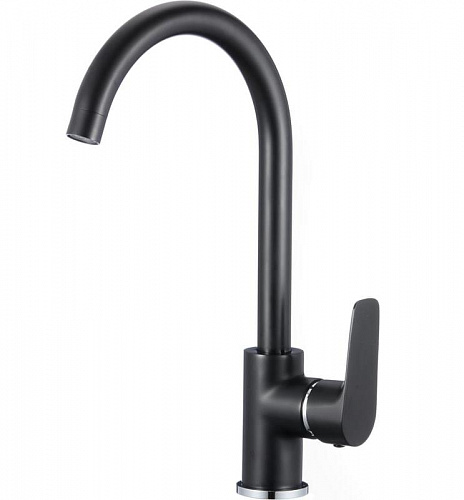 Смеситель для кухни OLIVE'S TIESO 26430TSB черный, латунь, уп. (10 шт)