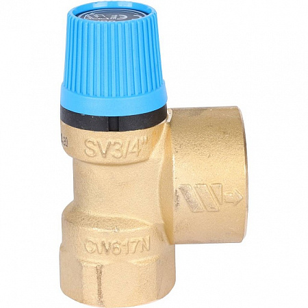 Клапан предохранительный для систем водоснабжения STOUT 3/4&quot; (8 бар) 