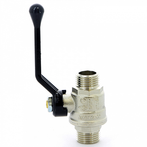 Кран шаровой BUGATTI OREGON 325 рукоятка алюминиевая 1/2&amp;quot; НН, полнопроходной