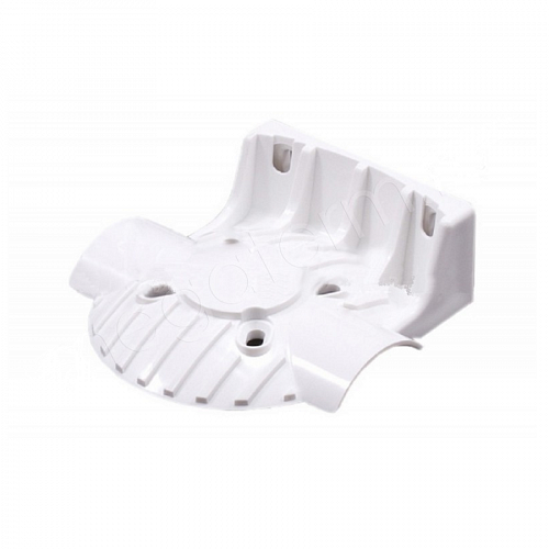 Скоба одинарная ГЕЙЗЕР для корпусов SL, пластмассовая, белая