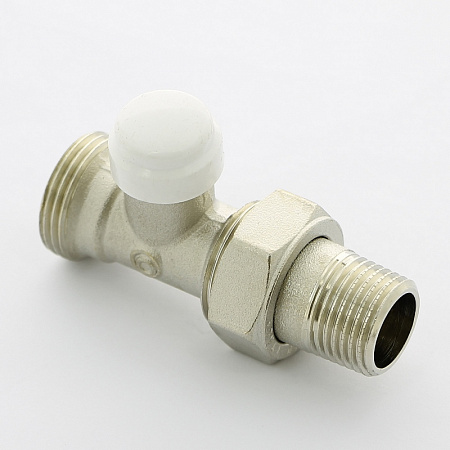 Вентиль обратный UNI-FITT 1/2&quot; х 3/4&quot; НН ЕК с разъёмным соединением, никелированный