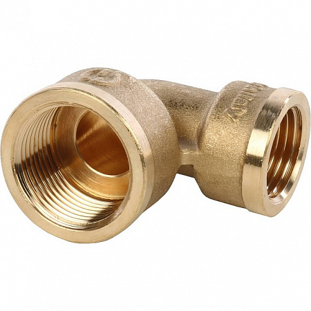 Угол резьбовой латунный STOUT без покрытия 3/4&quot;х1/2&quot; В