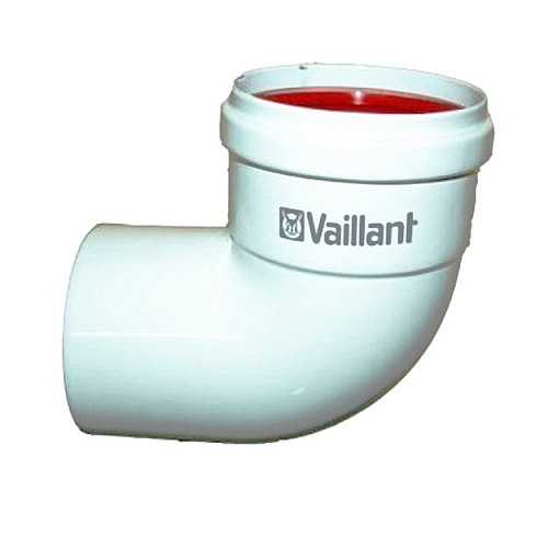 Отвод VAILLANT Dn 80, 90°, с опорной консолью, металл
