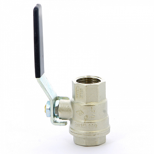 Кран шаровой BUGATTI OREGON 301 рукоятка стальная 1/2&amp;quot; ВВ, полнопроходной