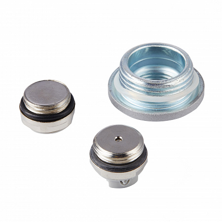 Комплект для монтажа радиаторов ROYAL THERMO 1/2'' без кронштейнов, серый (НС-1156712)