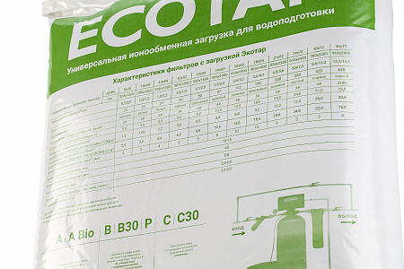 Фильтрующая загрузка умягчения воды ГЕЙЗЕР ЭКОТАР - B30 (25л)