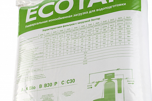Фильтрующая загрузка умягчения воды ГЕЙЗЕР ЭКОТАР - B30 22,5 кг (25л)