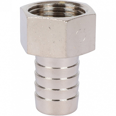 Штуцер резьбовой латунный STOUT никель 1/2&quot;x16мм В