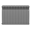 Радиатор биметаллический ROYAL THERMO BILINER SILVER SATIN 500x10 секций, серый (НС-1176315)