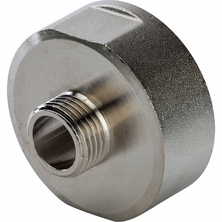 Муфта переходная резьбовая латунная STOUT никель 11/2&quot;x1/2&quot; ВН