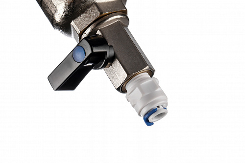 Фильтр промывной с редуктором ГЕЙЗЕР БАСТИОН Ø52,5 без покрытия 1/2&amp;quot; АМ-АМ, 90 мкм, латунная колба