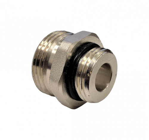EK Переходник под евроконус латунный SMS 321/N никель 3/4&amp;quot;х1/2&amp;quot; НН, с гранями