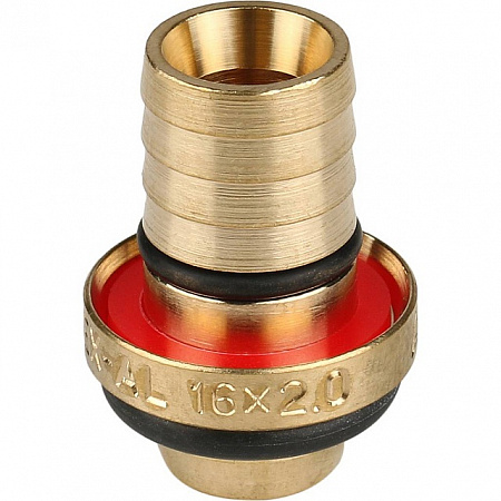 МЦ Тройник резьбовой цанга для металлопласта STOUT Ø16х1/2&quot;х16 Н