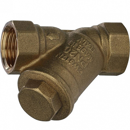 ФГО Фильтр косой грубой очистки STOUT SFW латунный 1/2&quot;, 500 мкр, желтый