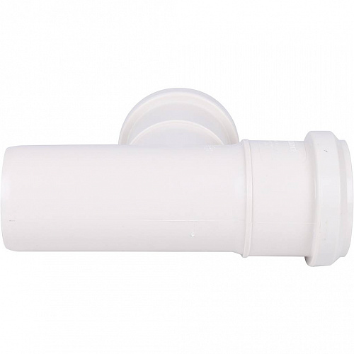 ПВХ Тройник канализационный SINIKON КОМФОРТ ПЛЮС белый Ø50х90°