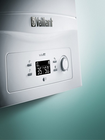 Котел газовый настенный VAILLANT turboFIT VUW 242/5-2, 24 кВт, двухконтурный, турбированный