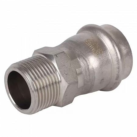 Переходник ВПр-НР, 28х3/4, из нержавеющей стали прессовой RSS-0021-002834 ROMMER 