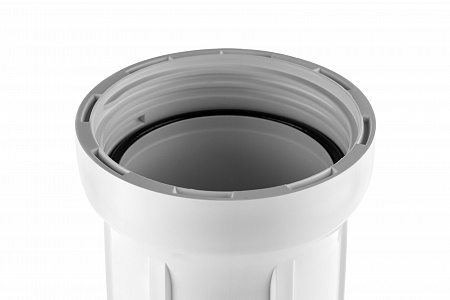 Корпус-колба фильтра из пластика ГЕЙЗЕР МАТОВЫЙ холодная вода 10SL, 1/2&quot;х3/4&quot; Н