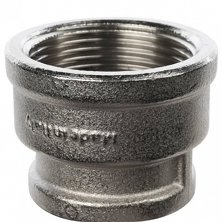 Муфта переходная резьбовая латунная STOUT никель 11/4&quot;X1/2&quot; В