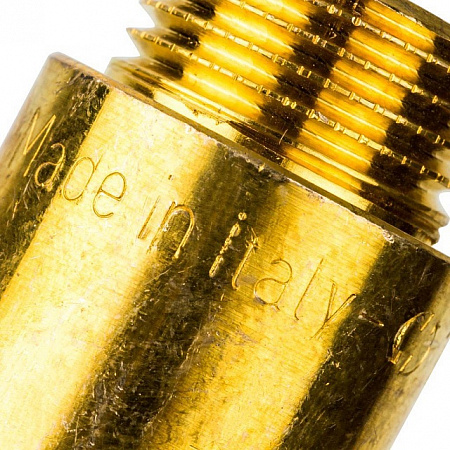 Удлинитель резьбовой латунный STOUT без покрытия 1/2&quot;x25мм ВН