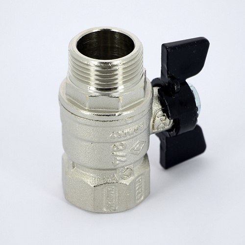 Кран шаровой BUGATTI ARIZONA 607 бабочка 3/4&amp;quot; ВН, стандартный проход