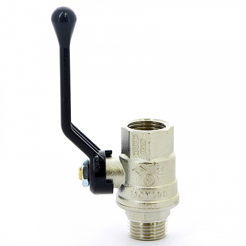 Кран шаровой BUGATTI OREGON 305 рукоятка алюминиевая 1/2&amp;quot; ВН, полнопроходной