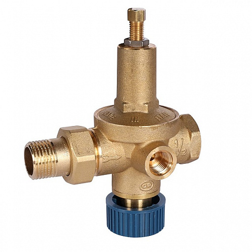 Клапан подпиточный автоматический STOUT 1/2 ВН/НР с выходом под манометр 0525.115