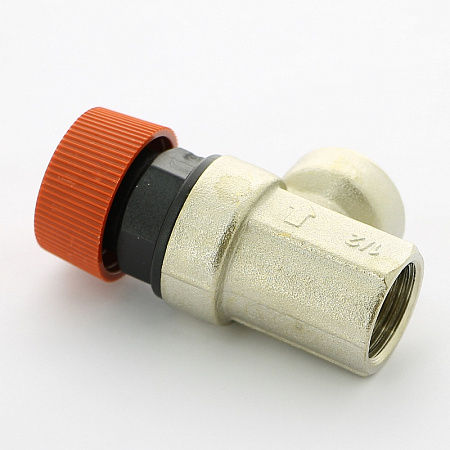Клапан предохранительный UNI-FITT ВВ 1/2&quot;, 6 бар, никелированный