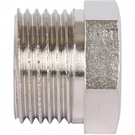 Футорка резьбовая латунная STOUT никель 3/8&quot;x1/4&quot; ВН
