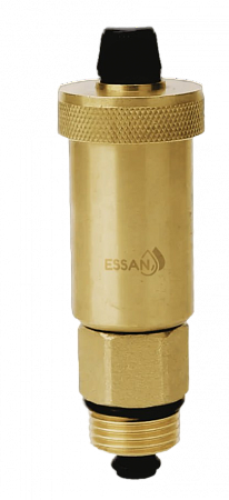 Воздухоотводчик автоматический прямой ESSAN BL5616 без покрытия 1/2&quot;, с клапаном (100)