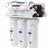 Система обратного осмоса ГЕЙЗЕР-ПРЕСТИЖ-П-М с повыш. насосом и минерализатором, кран 7 двойной