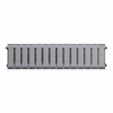 Радиатор биметаллический ROYAL THERMO PIANOFORTE SILVER SATIN 200x14 секций, серый (НС-1346023)