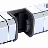 Держатель лейки для душевой стойки ESSAN (KEBBI) KARAKUS CHROME скользящий 18х15-30мм, для квад штан