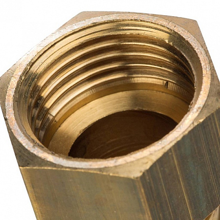 Штуцер резьбовой латунный STOUT без покрытия 1/2&quot;x18мм В