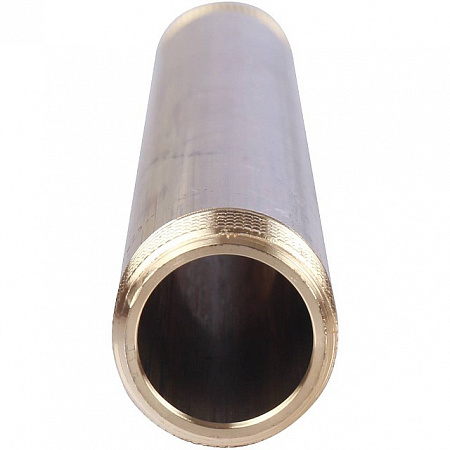Бочонок резьбовой латунный STOUT без покрытия 3/4&quot;x200мм