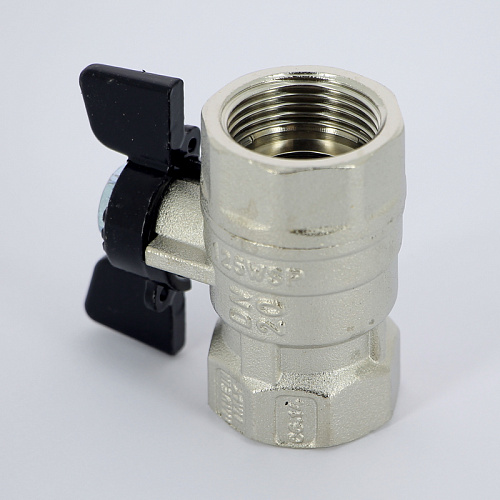 Кран шаровой BUGATTI ARIZONA 602 бабочка 3/4&amp;quot; ВВ, стандартный проход