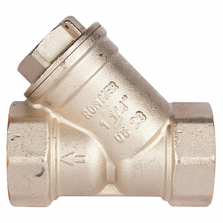 Фильтр грубой очистки косой 500 мкр. 11/4&quot;  ROMMER