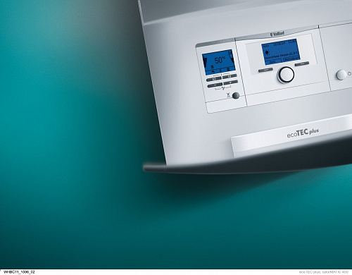 Котел газовый настенный VAILLANT ecoTEC PLUS VU 1006 /5 -5, 100 кВт, одноконтурный, конденсационный