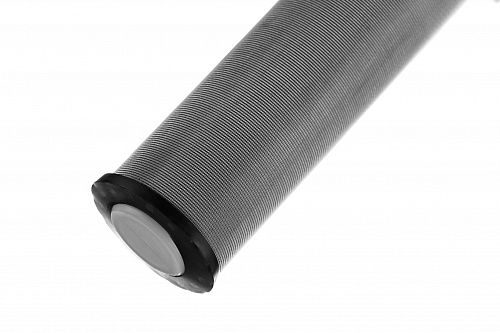 Фильтр промывной с манометром ГЕЙЗЕР БАСТИОН 112 Ø60 никель 1/2&amp;quot; АМ-АМ, 90 мкм, пластиковая колба