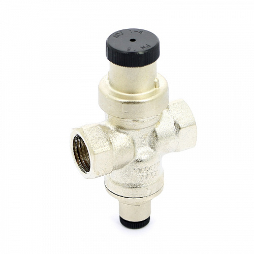 Редуктор давления UNI-FITT ВВ 1/2&amp;quot; 1-4 бар PN15 под рад. манометр 1/4&amp;quot; никелир. COMPACT