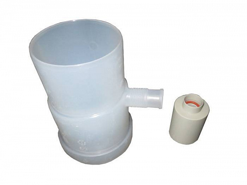 Участок дымохода из жёстких труб VAILLANT Dn 80PP со сливом конденсата