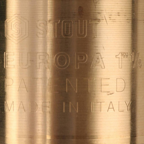 Обратный клапан пружинный, латунный STOUT (с металлическим седлом) 11/4&amp;quot; ВВ