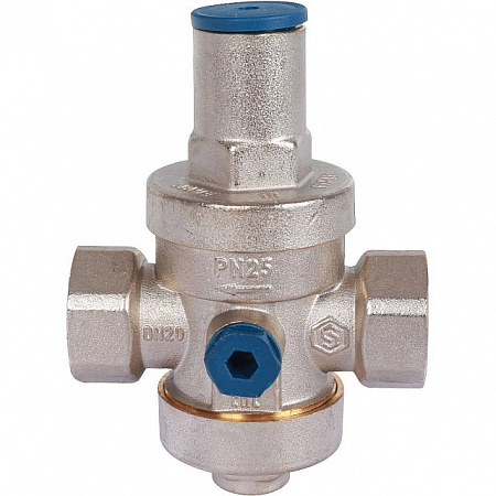 Редуктор давления STOUT 3/4&quot; вн/вн PN25 с выходом под манометр