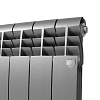 Радиатор биметаллический ROYAL THERMO BILINER SILVER SATIN 500x12 секций, серый (НС-1176316)
