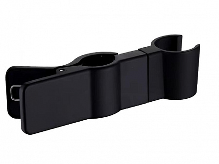 Держатель лейки для душевой стойки ESSAN (KEBBI) PIN зажим 16-25 мм, черный (50 шт)