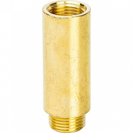 Удлинитель резьбовой латунный STOUT без покрытия 1/2&quot;x60мм ВН