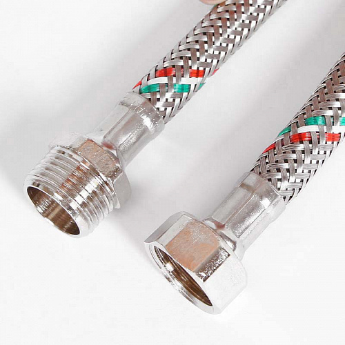 Гибкая подводка UNI-FITT ВН 1/2&amp;quot;, 80 см, DN 8, оплётка из нерж. стали